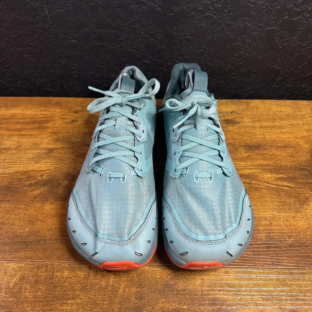 Altra Lone Peak 6 AL0A548E305 Teal Orange Mesh Trail Running Shoe Womens 10.5